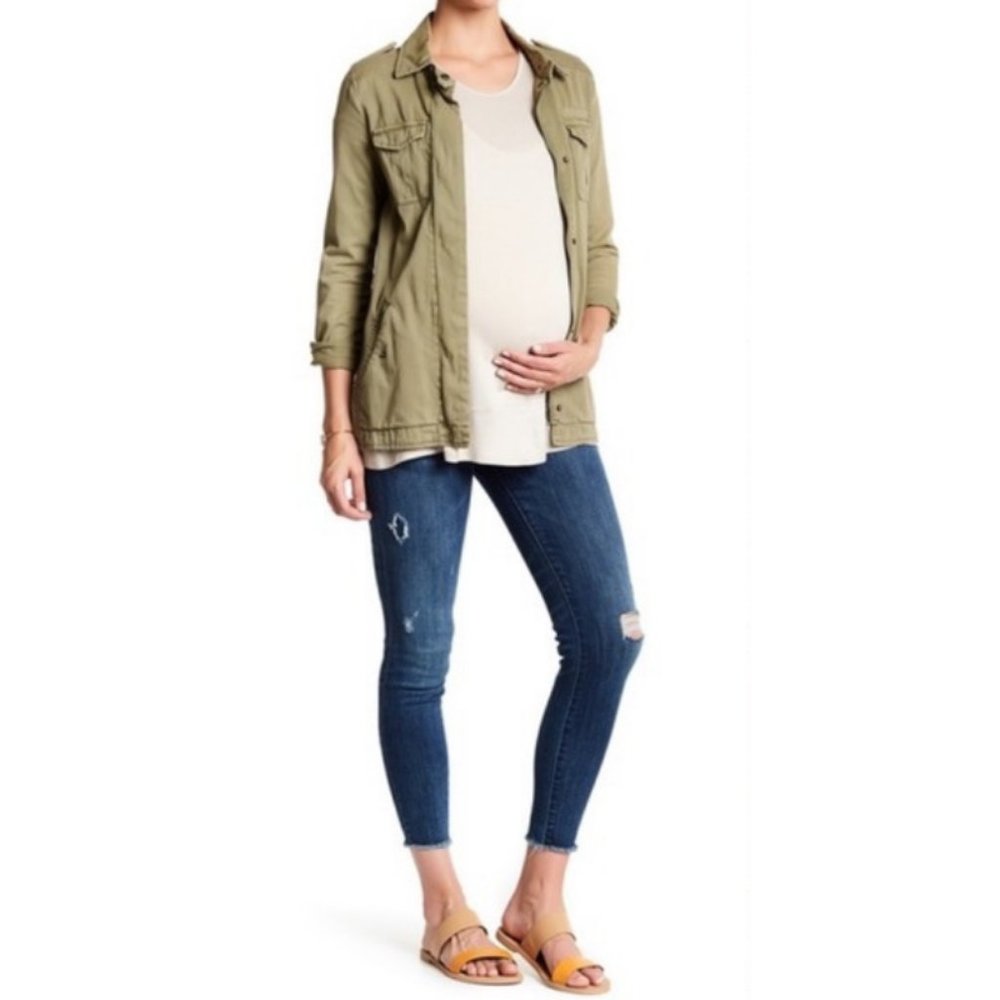 DL1961 Erin Maternity Ankle Skinny Jeans Exclusively for a Pea in the Pod Sz 26